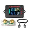 Accurate 8-120V Battery Tester Coulomb Meter Lithium Battery Counter with Splitter Sampler Low Power Consumption