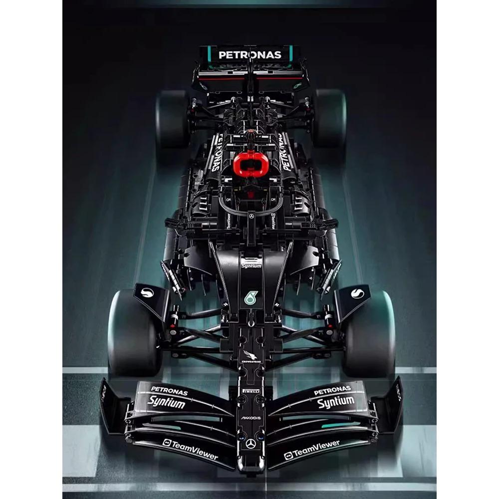 China Assembling Blocks 8282 Mercedes Benz F1 Racing Technology Machinery Group Building Bricks 2001 Particle Assembly Giant Toy