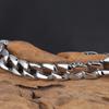 316L Stainless Steel Men's Charm Bracelet Retro Bracelet Man High Quality Cool Male Bikers Jewelry Accessories On Hand Curb Chain