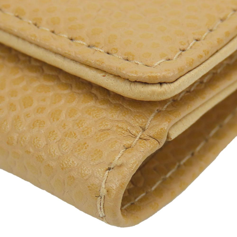 USED CHANEL Key holder  six hooks Caviarskin beige 8th