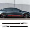 Car Vinyl Side Decals for Tesla Model 3 Body Side Sticker Stripes Racing Style Decor Decal Modification Stickers 2pcs