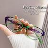 Fashion Personality Presbyopia Glasses Women Luxury Cat Eye Frame Anti-Blue Light Hd Far Sight Eyeglasses Diopter +1.0 To +4.0