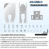 0101200611 Heavy Duty Transom Mount with Spray Sheild Compatible with Garmin Echo, GPSMAP, GT 4pin, 8pin, 12pin Transducer