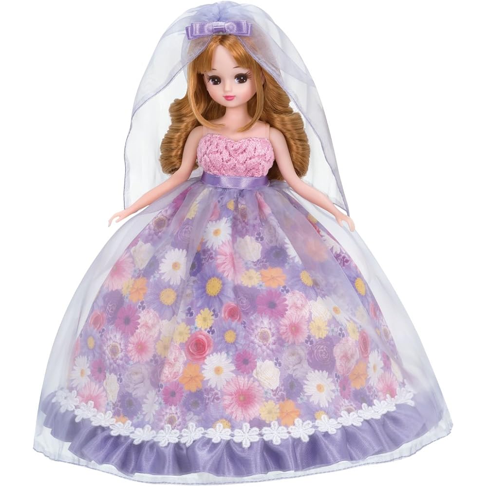 

Licca-chan Dress LW-15 Flower Shower Wedding Gown for Girls