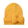 Women's Hijab Solid Color Muslim Turban Bonnet Flower Decor Ramadan Head Wrap Scarf Indian Hat