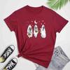 Retro Floral Ghost Squad TShirt Retro Unisex Spooky Season Fall Tee Botanical Cottagecore Haunted Garden Halloween Gift