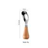 ZISIZ Standing Children's Stainless Steel Feeding Spoon Set