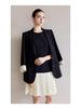 Korean Style Black & White Colorblock Pleated Dress - Women’s Fashionable Casual Spring/Summer Two-Piece Set