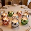 Glass Votive Candle Holders for Tealight Glass Tealight Candle Holders,Diwali Christmas Table Centerpiece Decors Gift