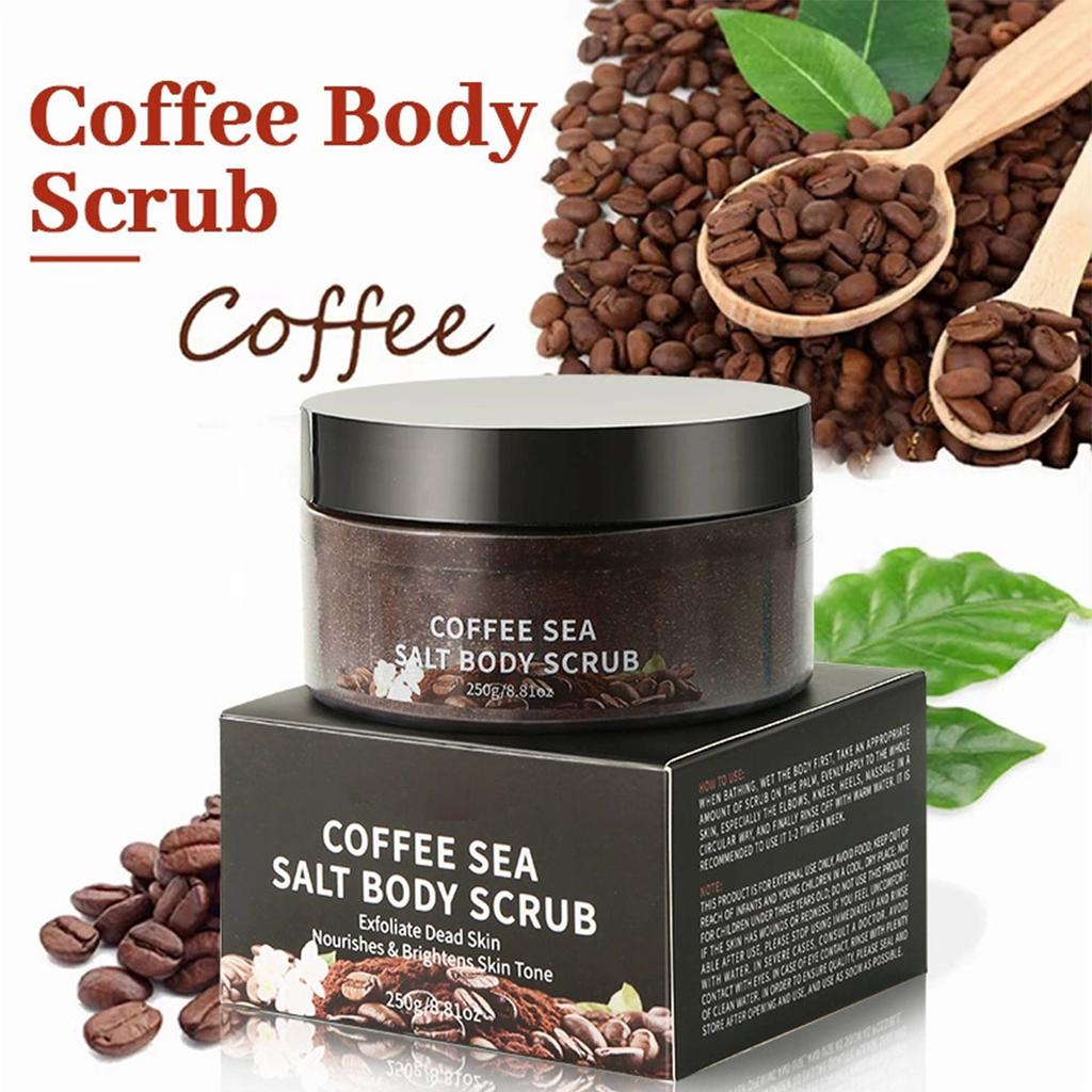 Body Scrub Cream with Gentle Exfoliation - 250g Deep Cleansing Moisturizer for Smooth, Brightened Skin - Bath & Shower Skincare Tool, 1 Piece