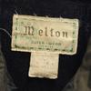 Melton 70s Made In USA Vintage Long Sleeve Wool Shirt M Navy Men's Used