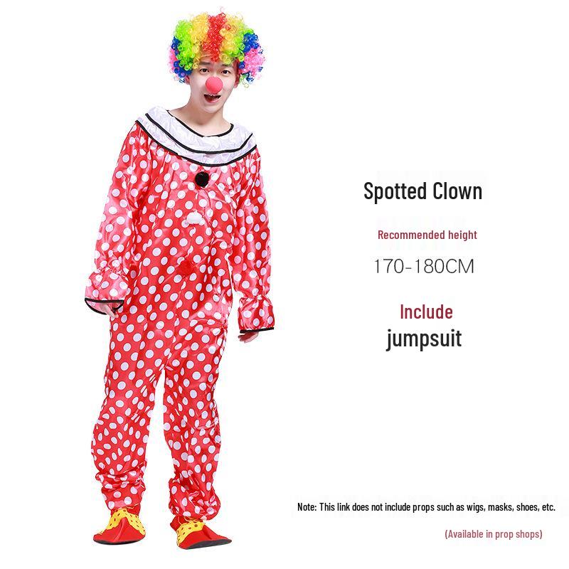 Halloween Adult Clown Costumes for Men & Women - Circus & Festival Performance Outfits