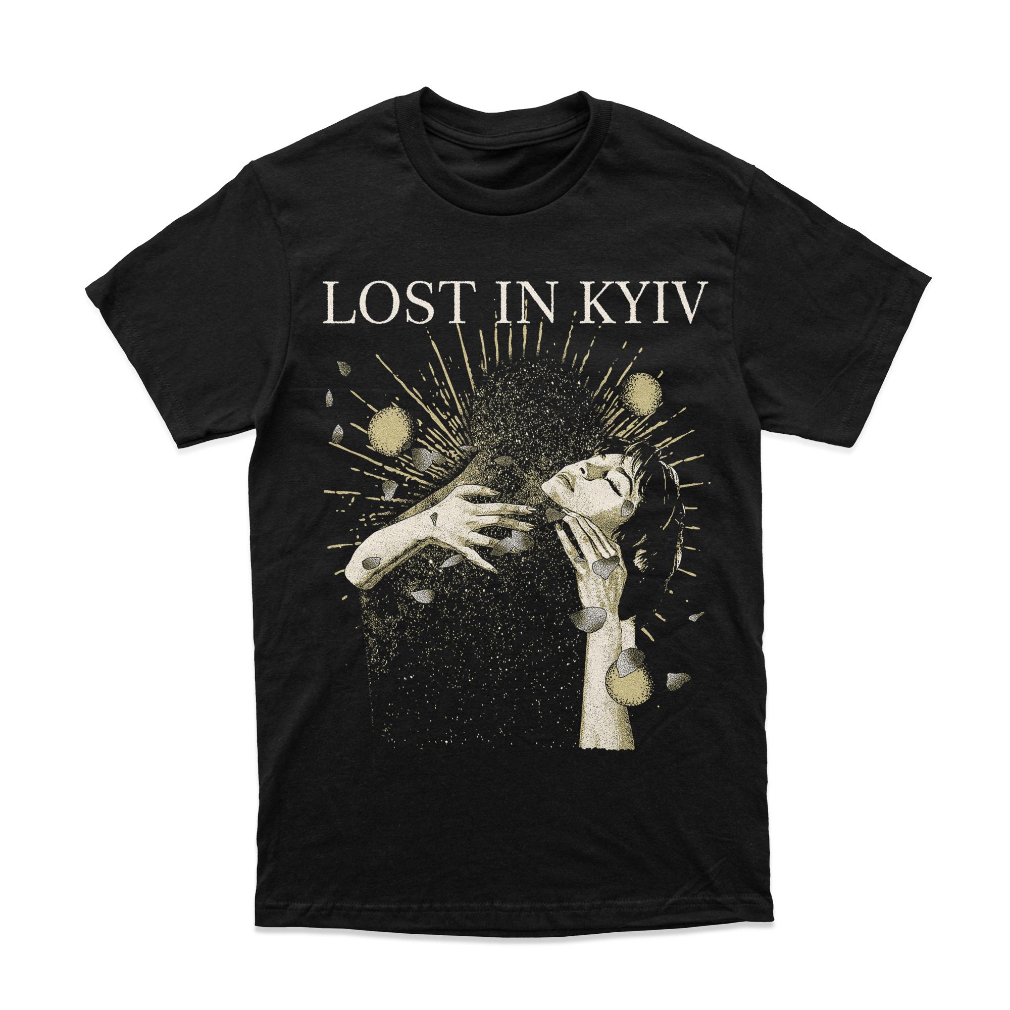 

Lost in Kyiv Mask Band TShirt Cotton Graphic Tee Unisex Women Summer Streetwear Top 4XL