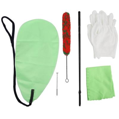 Flötenwartungs-Zubehörset Wischtuch Handschuh Schraubendreher Reinigungsstab Pinselset