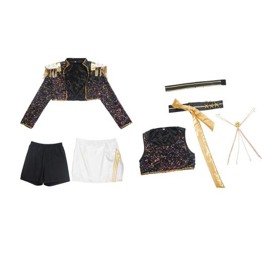Girls Demon Hunters Costume Halloween Pop Singer Cosplay Outfits Full