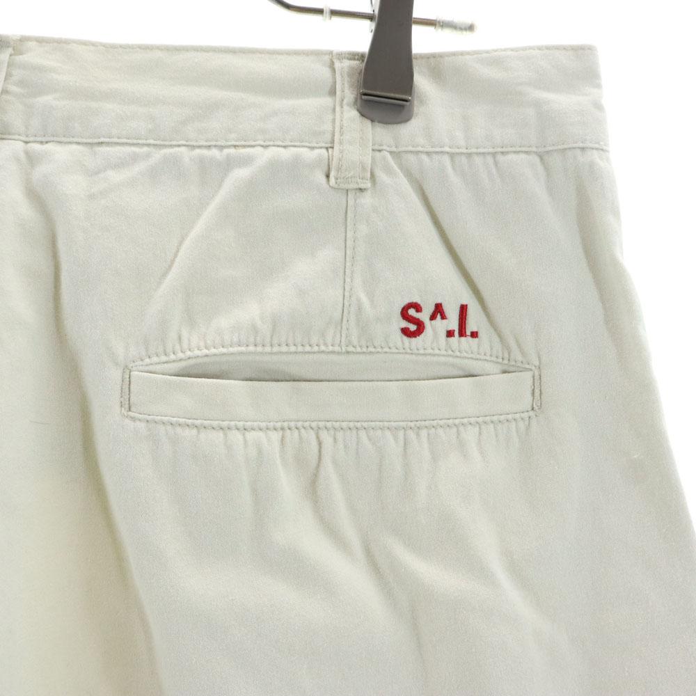 Stussy 90s Navy Blue Tag Old Shorts W32 Beige Men's Used