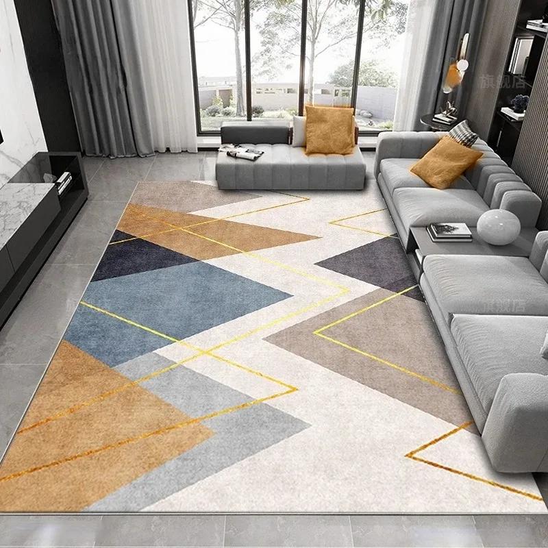 Modern Light Luxury Carpets Nordic Bedroom Carpet Large Area Living Room Decor Floor Mat Home Study Lounge Minimalist Style Rug