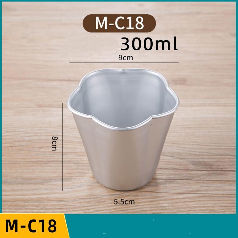 5 or 10 Pcs Set Pudding Cup Molds Mini Fluted Cake Pans Jelly Fast Heat-Up Aluminum Alloy Baking Mold Mousse Dish Cheese Mould