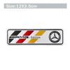 Alloy Car Styling Body Decoration Sticker keychain Accessories For Mercedes Benz AMG W203 W204 W205 W209 W210 W211 W212 W176 BF1
