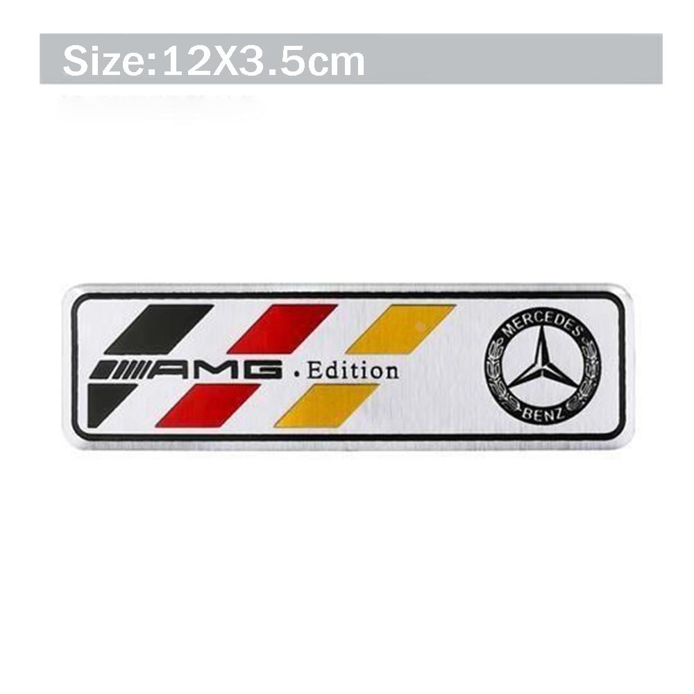 Alloy Car Styling Body Decoration Sticker keychain Accessories For Mercedes Benz AMG W203 W204 W205 W209 W210 W211 W212 W176 BF1