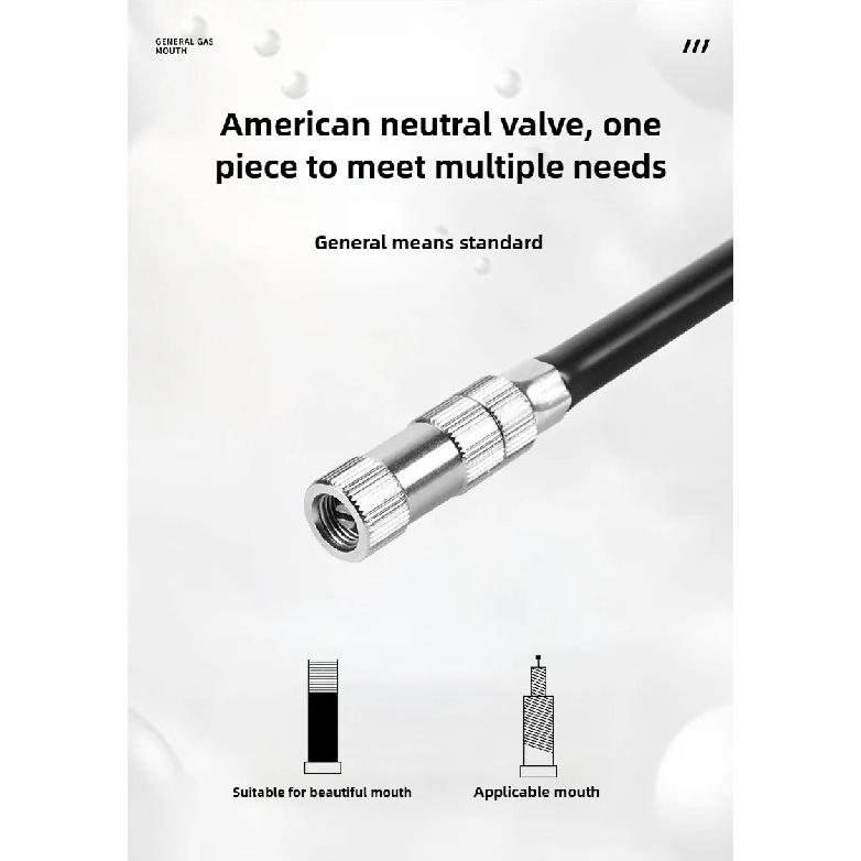 Pompa Aria Portatile ad Alta Pressione 300psi ESLNF per Bici con Manometro per Forcella e Ammortizzatore Posteriore Bicicletta da Montagna