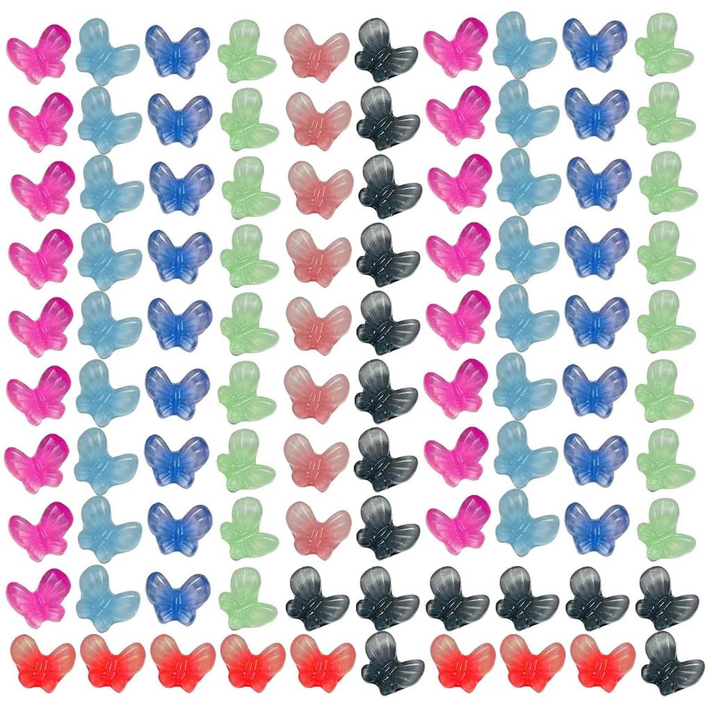 Animals Night Glow, Animals Figures, 100PCS Miniature Things Figurines To Hide, Animal For DIY Outdoor Garden Yard Decoration