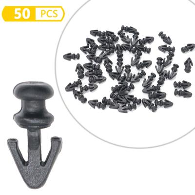 50 Adet Araba Kapı Eşiği Sızdırmazlık Şeridi Klipsleri Alt Hava Şeridi Otomatik Sabitleyici Perçin Klipsi F55 Ford Mondeo MK2 MK3 MK4 1042065 İçin