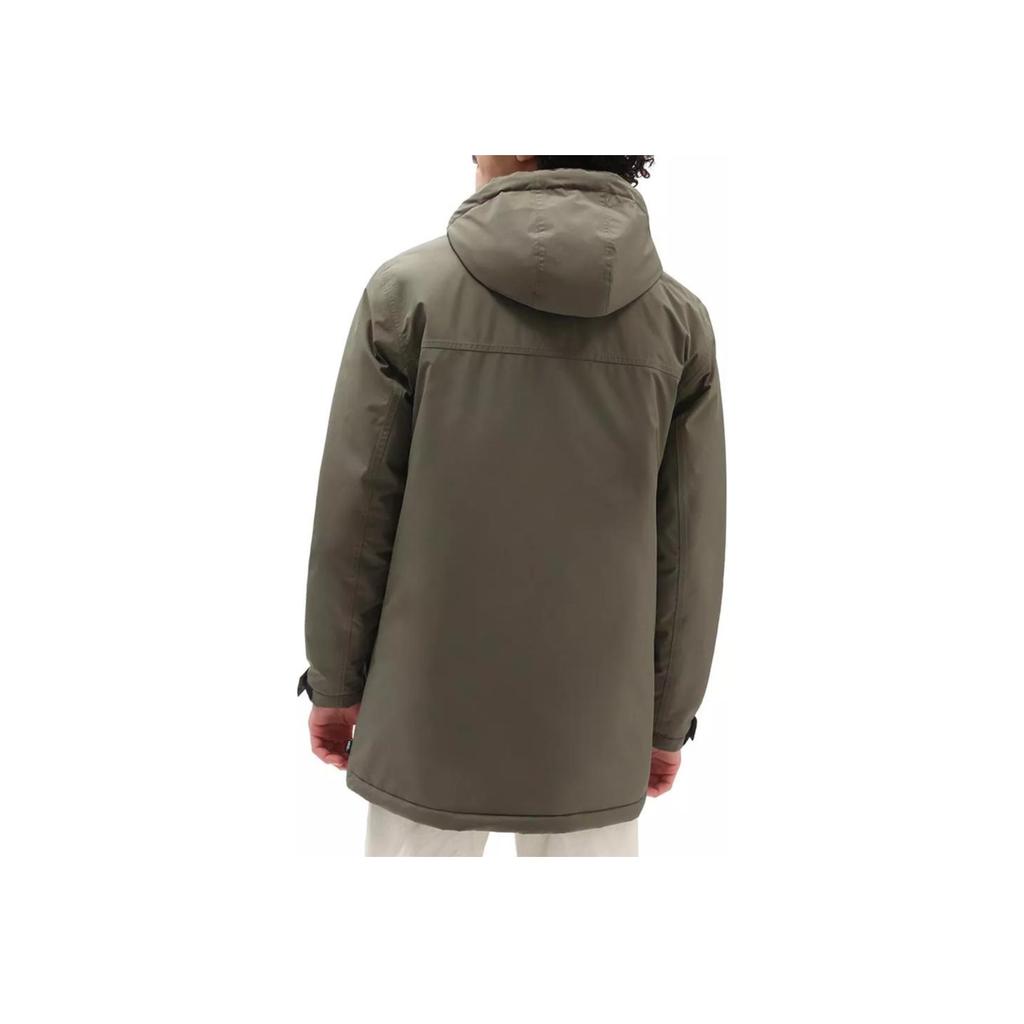 Vans Užitková vícekapsová bavlněná bunda na zip Pánská bunda Vojenská zelená VN0A5KLJKCZ