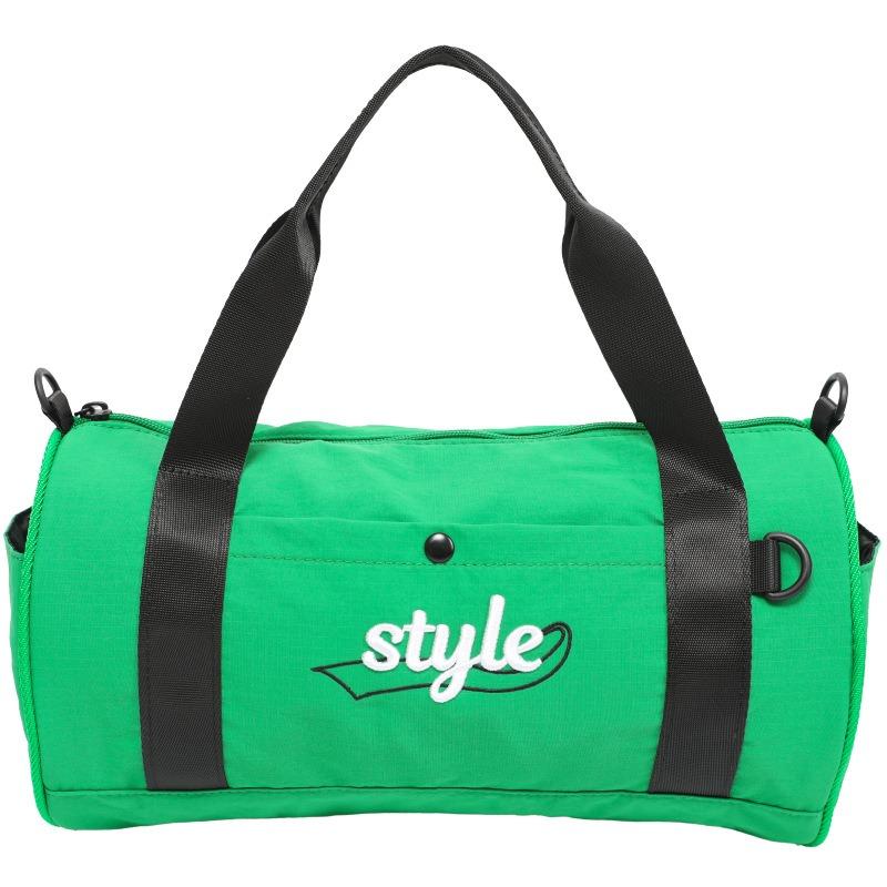 Waterproof Nylon Crossbody Bag Spring/Summer Boston Cylinder Bag Horizontal Pillow Bag Fashion Handbag
