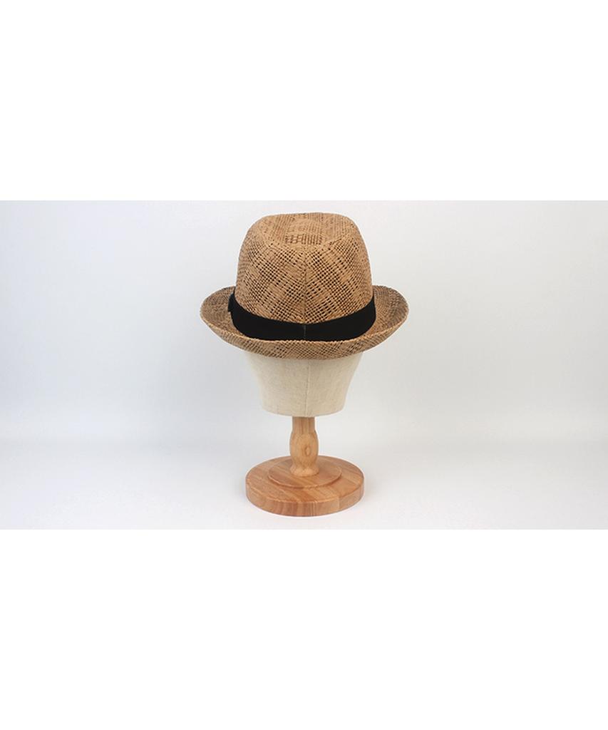 Yunibeosyeolkemiseuteuli Bu Check Beige Short Fedora Summer Fedora