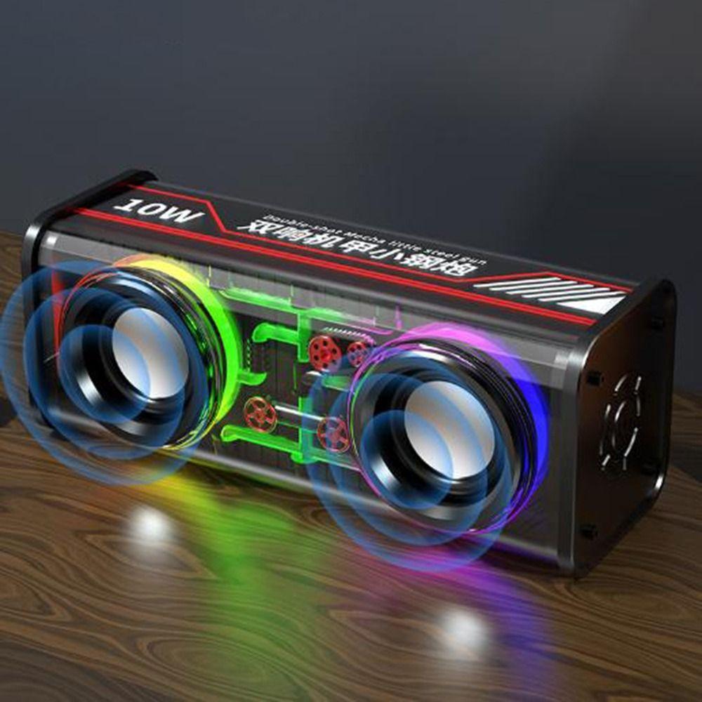 Double Bass Diaphragm Wireless Double Bass 1800mAh Battery Mini Party Loudspeaker Sports Events