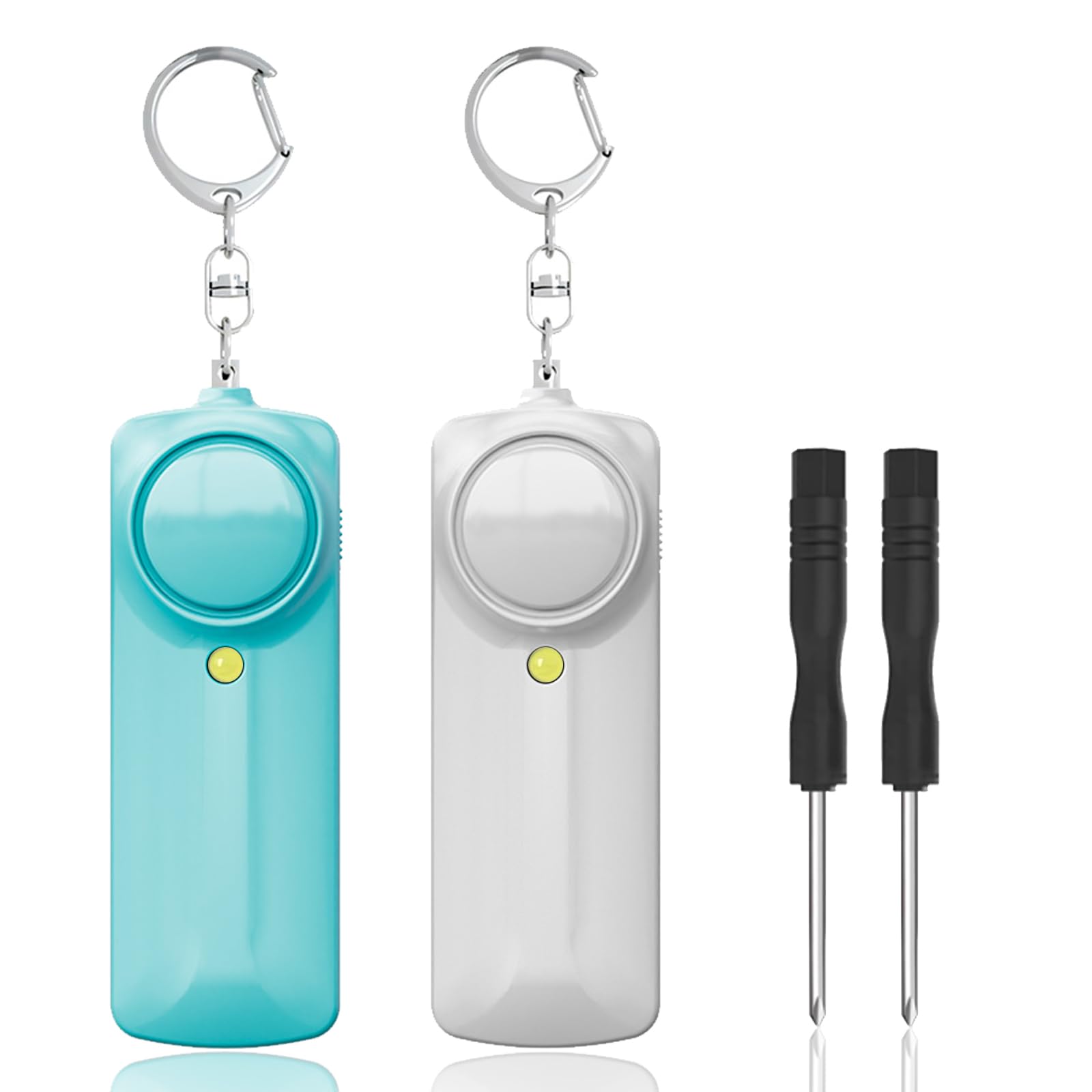 

EvoAce 130dB Loud Security Alarm of White Illuminated Security Alarm with LED Simple Design for Elementary School and Compatible with School Includes