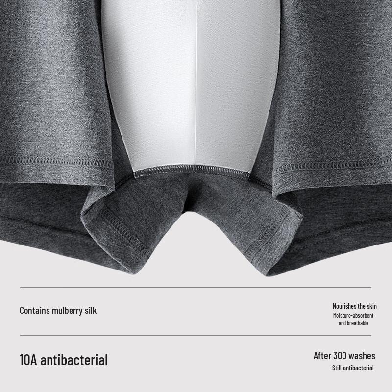 Oudifen Couple's Cotton Antibacterial Underwear