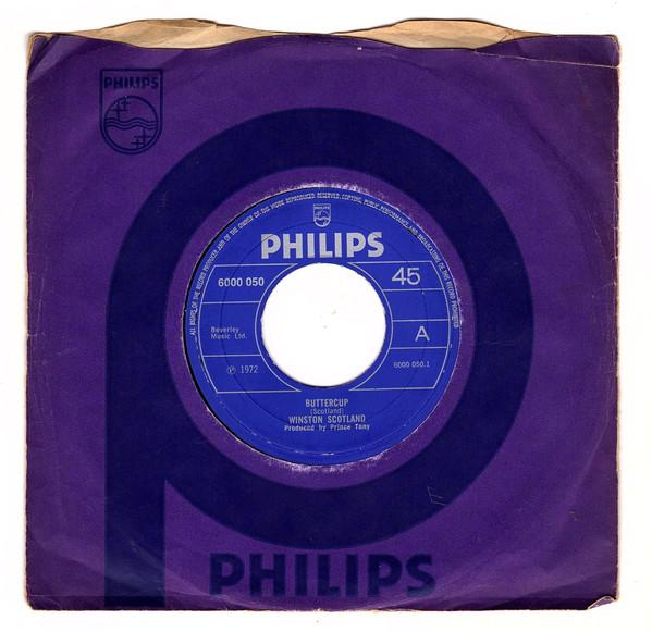 

7inch Record WINSTON SCOTLAND / RONALD WILSON, T - Butter Cup / I Care 6000050 Philips 1972 UK Reggae, Ska & Dub Used