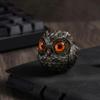 Charm Resin Owl Decoration With Fine Detail Owl Sculpture For Bedroom, Office, Or Living Area for Stylish Home