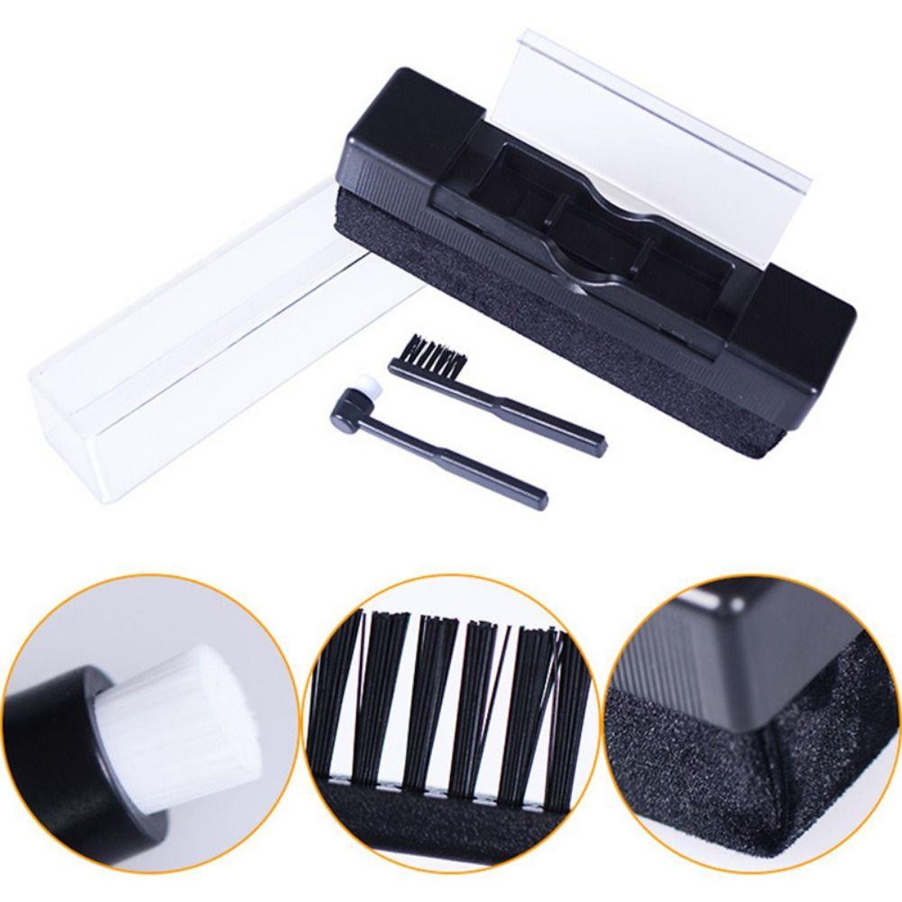 Portable Vinyl Record Cleaner Kit Nylon Brush Record Cleaning Brush Record Player Cleaning Kit Soft Bristles