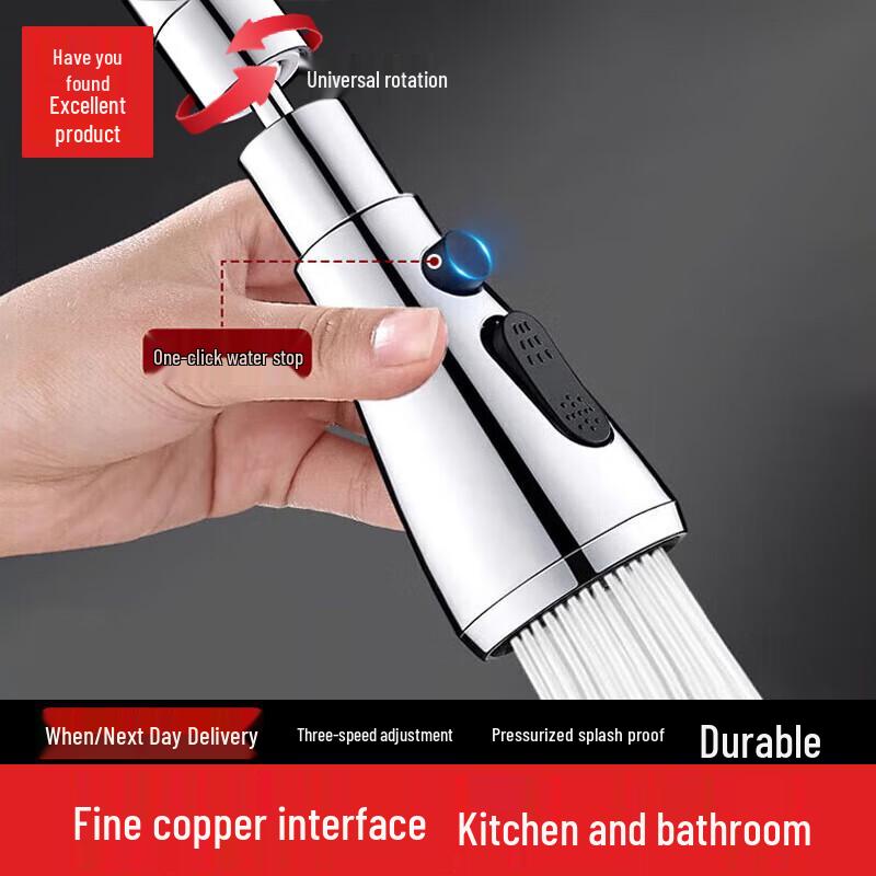 Серия многофункциональных насадок на кран Universal Fit