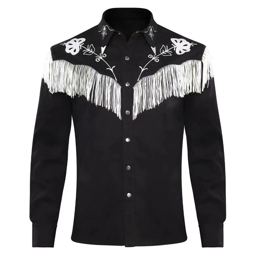 Ken Cosplay Kostüm Ken Outfits Ryan Gosling Cowboyhemd Hose Gürtel Schal Anzug Performance Halloween Uniform