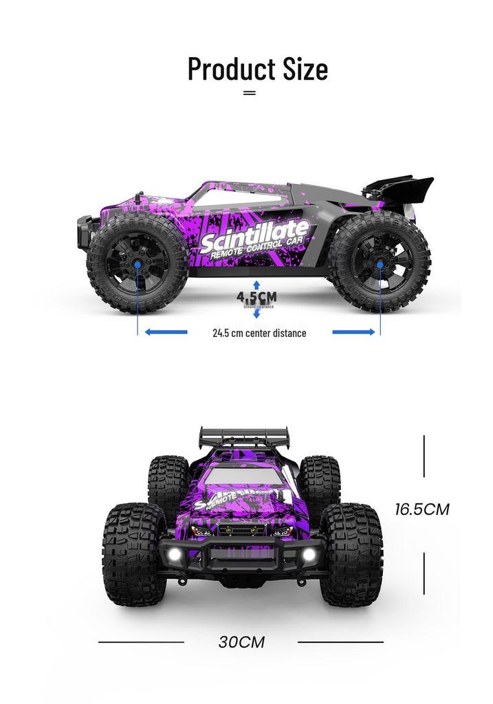 Pengxiang 1:10 High-Speed 4WD Off-Road RC Drift Pickup Truck