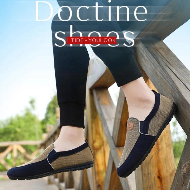 Shoes Men Loafers  Driving Fashion Boat Footwear Man  Canvas Moccasins Men'S Shoes Men Comfy Drive Men's Casual Shoes