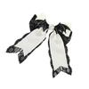 2000s Hair Clip for Halloween Punk Wing Lace Bowknot Hair Clip Nonslip Barrettes Hair Holder Cosplay Party Hair Decors