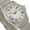 CARTIER Santo Cougar MM Watches W20027K1 whiteDial Stainless Steel Quartz Analog display unisex Used