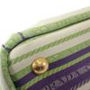 PRADA  1BG439 2WAY bag purple/green canvas Women