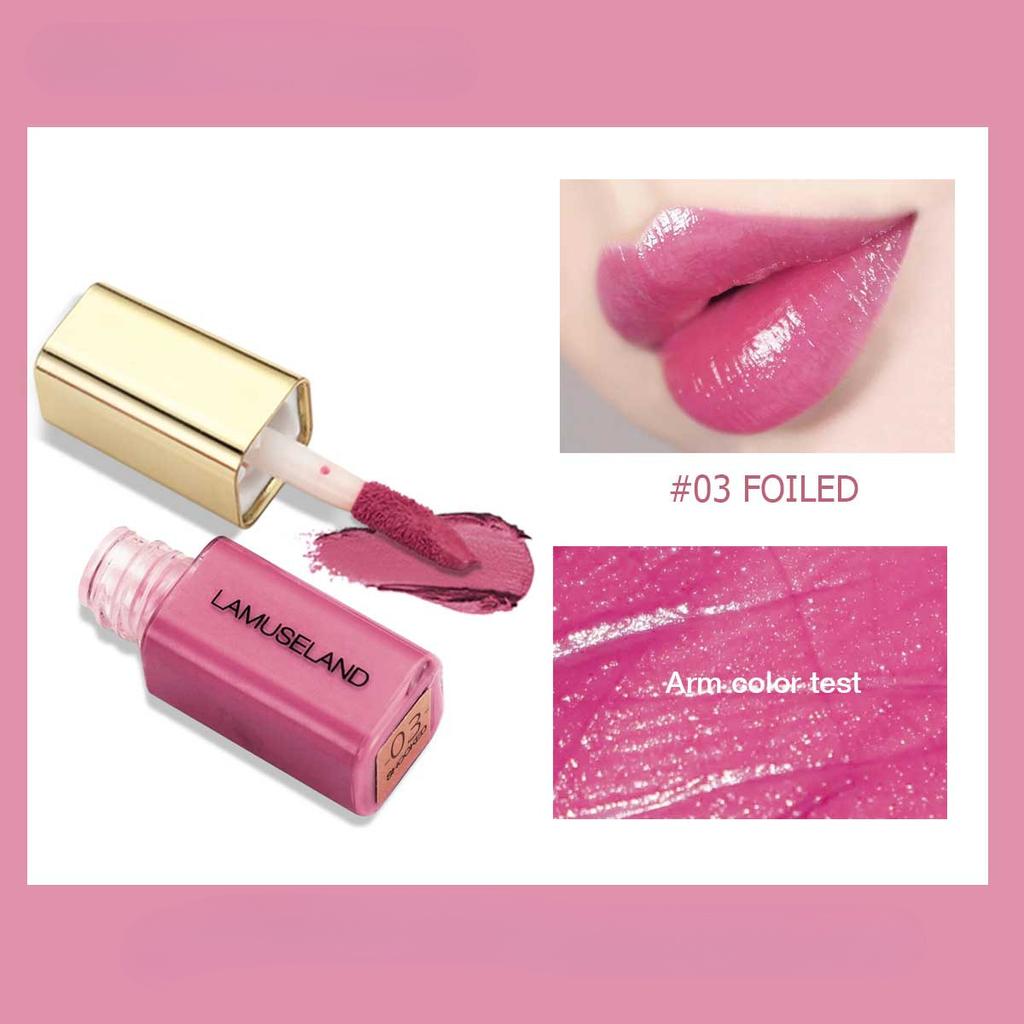 12 Colors Cute Mini Velvet Moisture Lip Gloss Nutritious Liquid Lipstick 3.5g