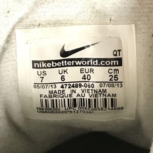 NIKE USA flag AIR MAX low cut sneakers 25 white(USED)