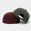 Frühling und Sommer Baumwolle Einfarbige Docker Cap Schirmlose Mütze Beanie Hüte Vermieter Matrosenmütze Herren und Damen 213