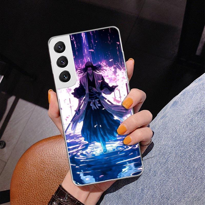 Bleach Kuchiki Byakuya Phnoe Case for Samsung Galaxy S26 S25 Edge S23 S24 Ultra S22 Plus S21 S20 FE Unique Cover Soft Coque Gala