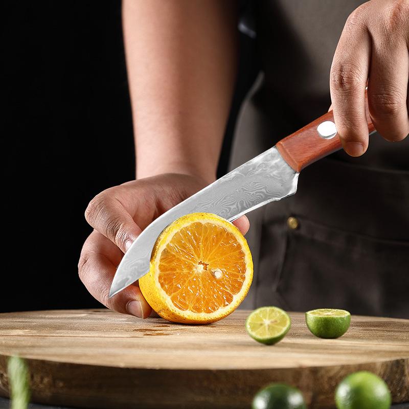 Professional Kitchen Boning Knife Damascus Steel Chef Slaughtering Fish Meat Cleaver Cutting Knives for Fruit Cooking Tools