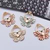 Glitter Butterfly Cell Phone Ring Holder Stands Butterfly Phone Ring Holders with Knob Loop 360° Rotation Kickstands
