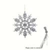 12pcs Christmas Snowflake Ornaments, Plastic Snowflake, Glitter SnowFlakes, Xmas Tree Pendant, Snowflake for Christmas Tree